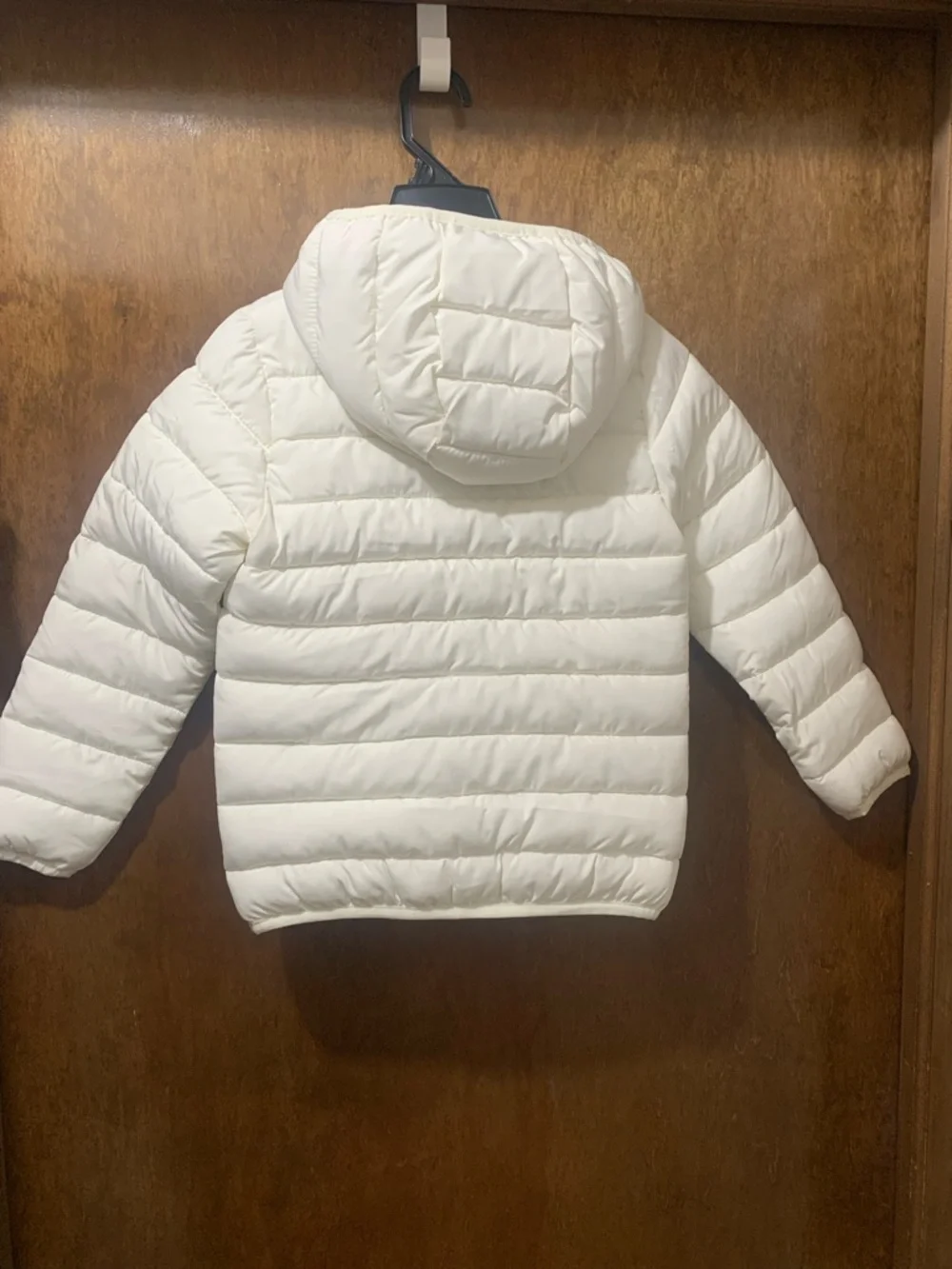 NWT! Ozark Trail White Puffer Jacket with Hood size XS 4-5 kids